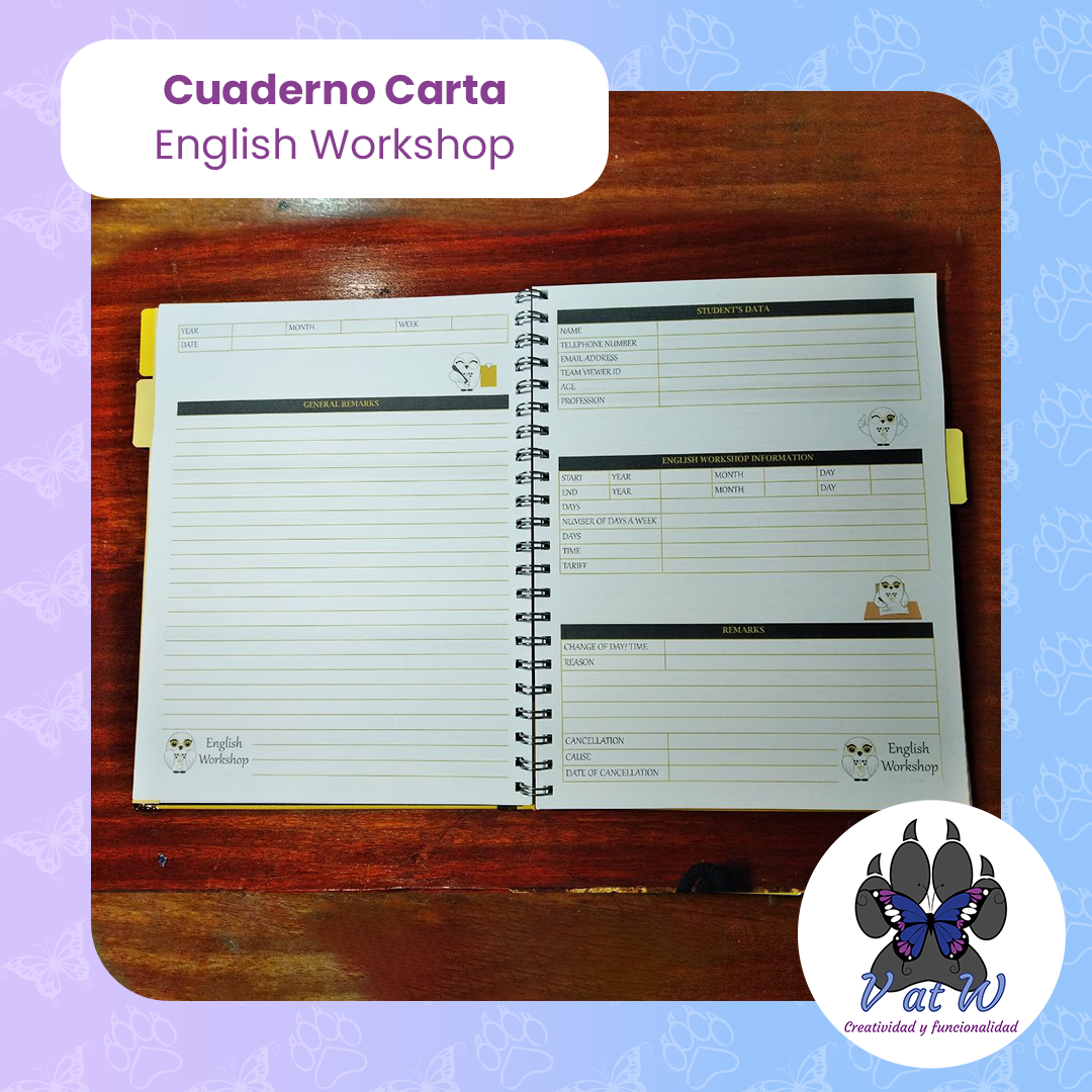 cuaderno English Workshop