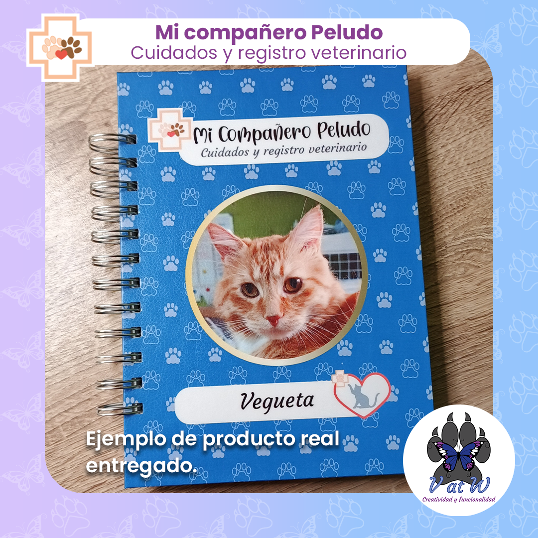 Mi compañero peludo – Cuidados y registro veterinario