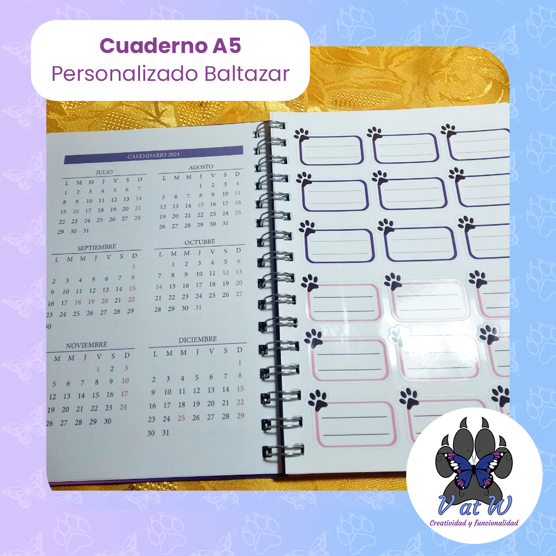 Cuaderno personalizado Baltazar